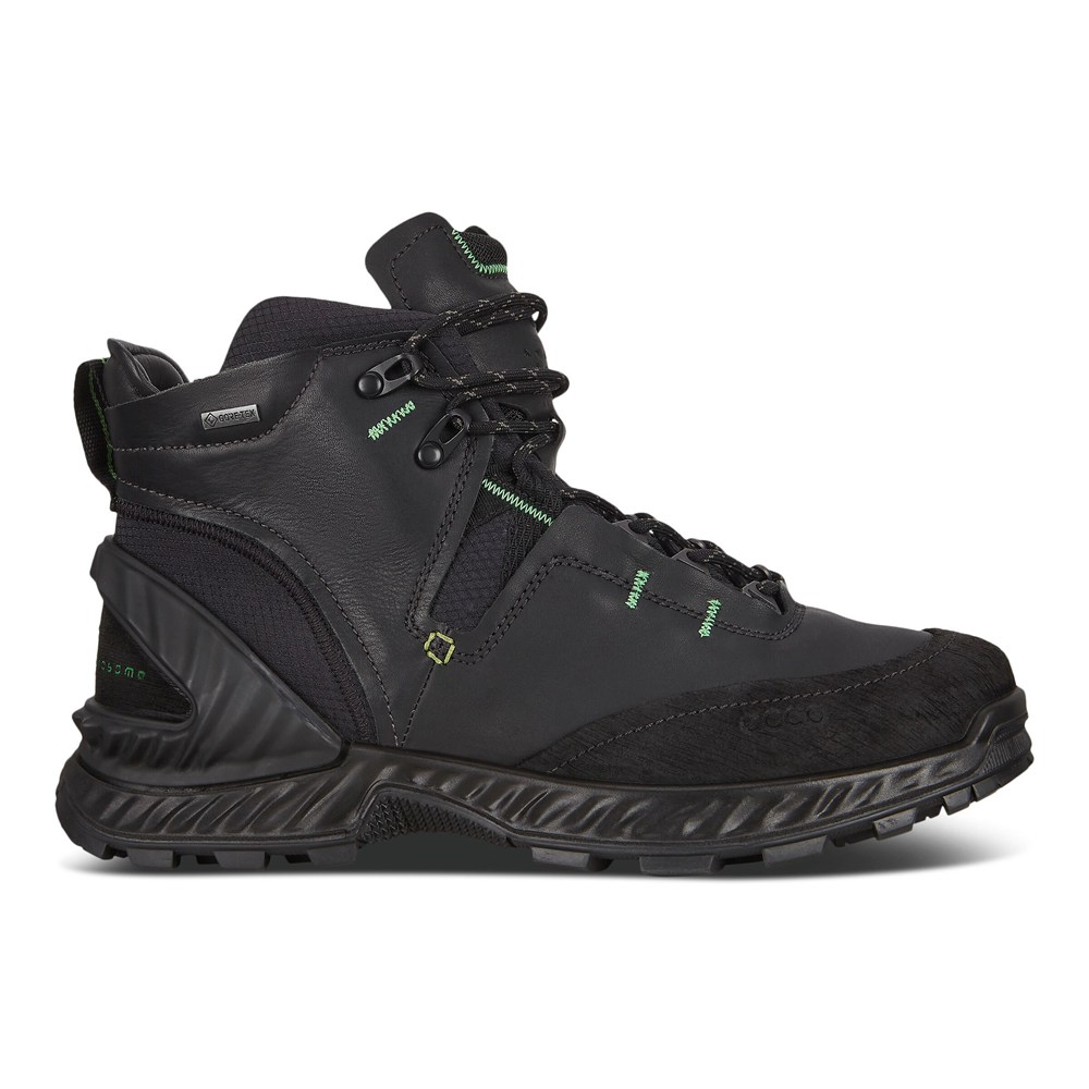 Tenis De Montaña Hombre - ECCO Exohike Mid Gtx - Negros - XOU821940